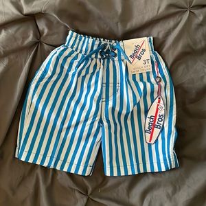 Beach BROS size 3T swim trunks